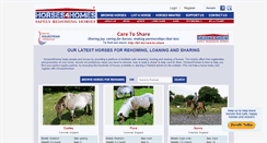 Desktop Screenshot of horses4homes.net